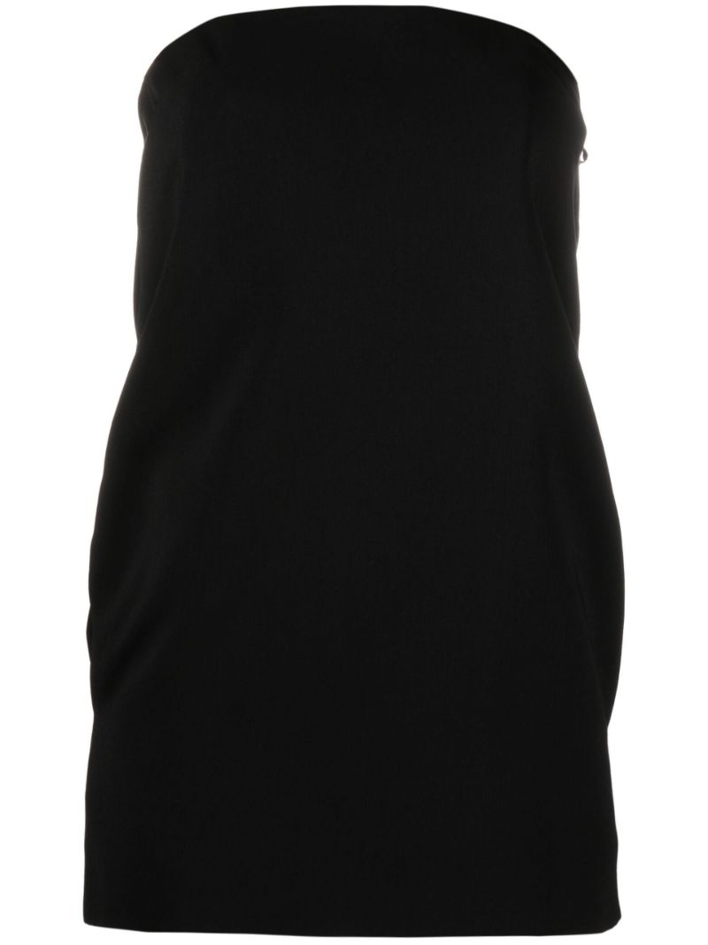 Black Blaise Strapless Mini Dress