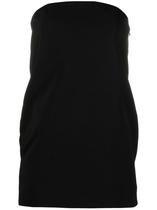 Black Blaise Strapless Mini Dress