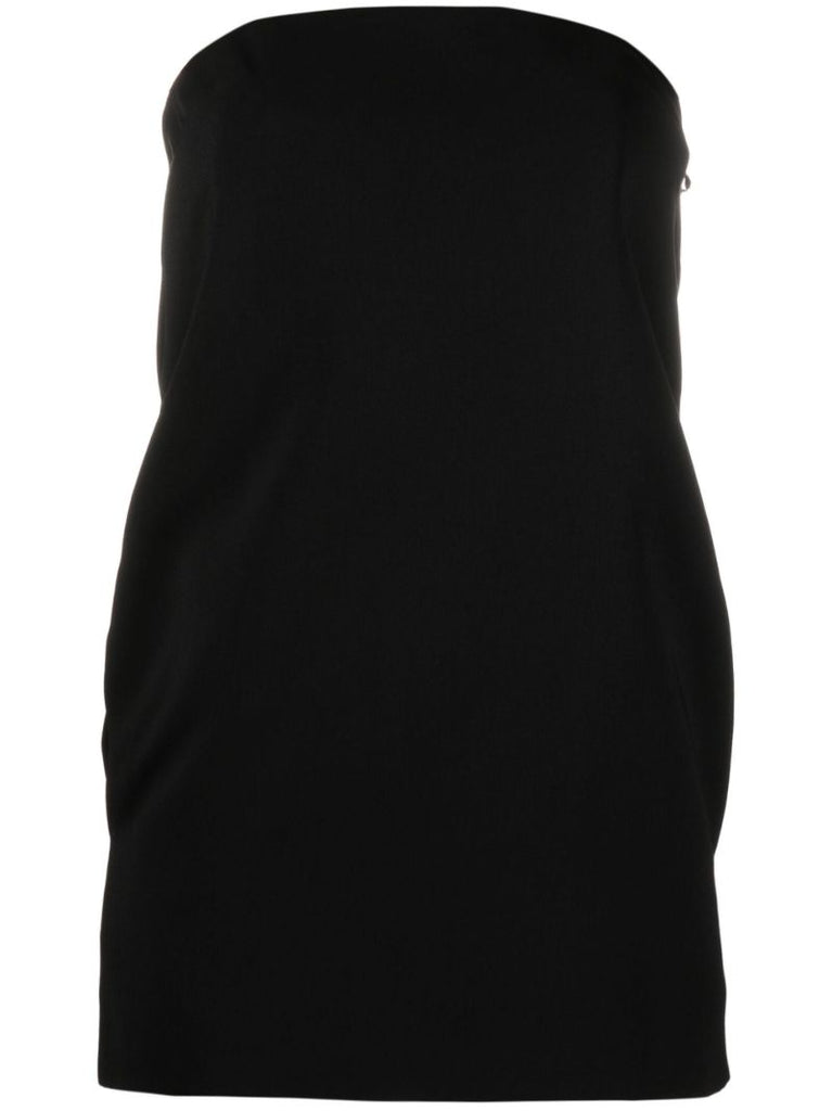 Black Blaise Strapless Mini Dress