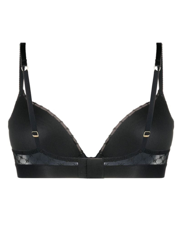 Monogram Patterned Demi Bra