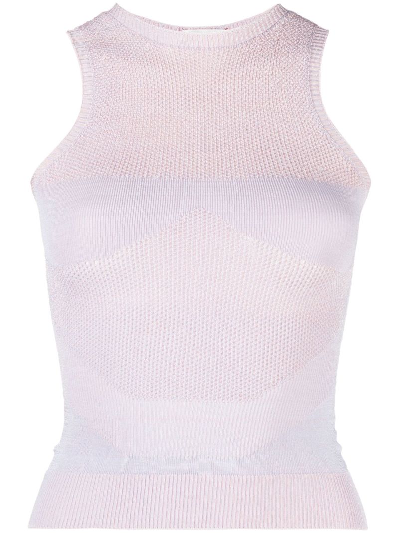 Purple Arcade Knitted Top