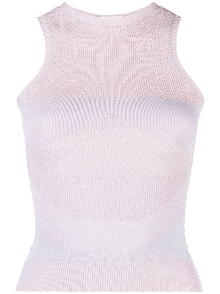 Purple Arcade Knitted Top