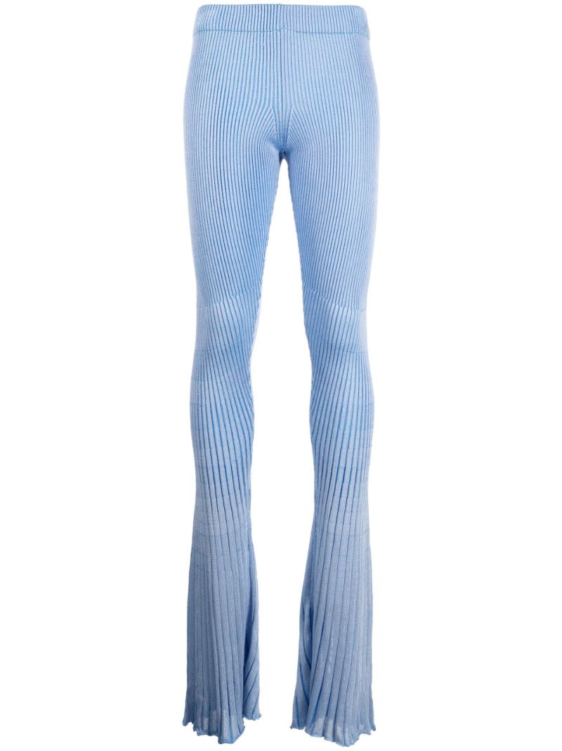 Blue Jelly Flared Trousers