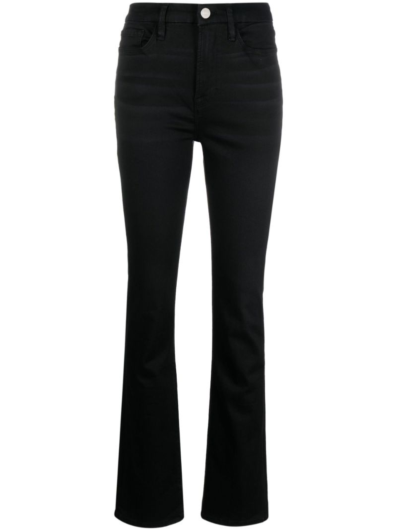 Black Le Super High Bootcut Jeans