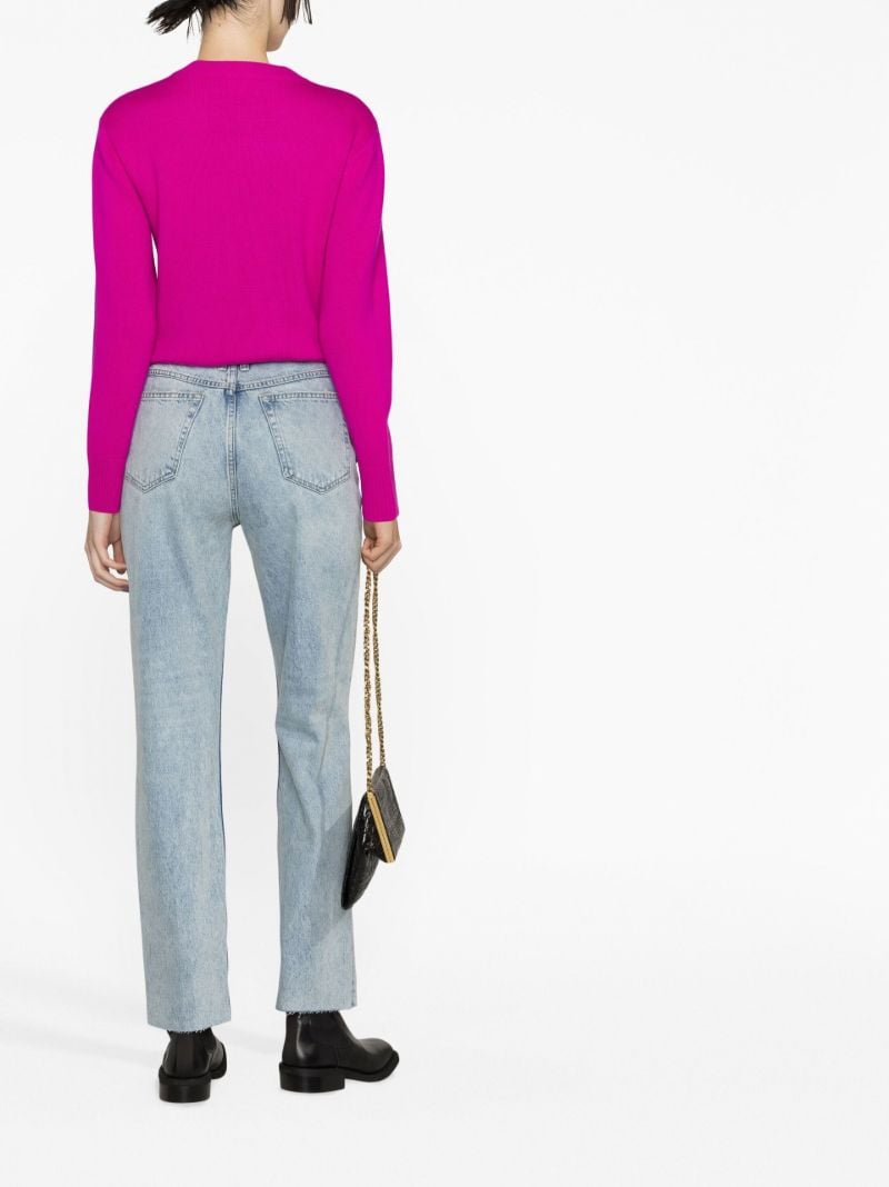Blue Le High Straight-leg Jeans
