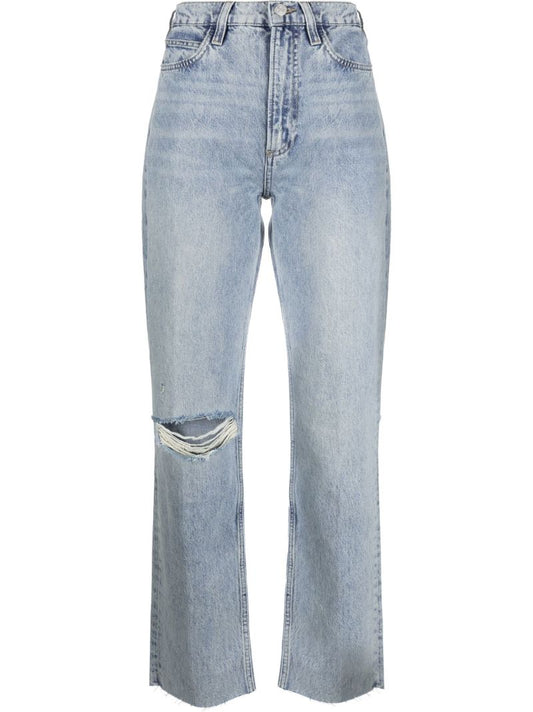 Blue Le High Straight-leg Jeans