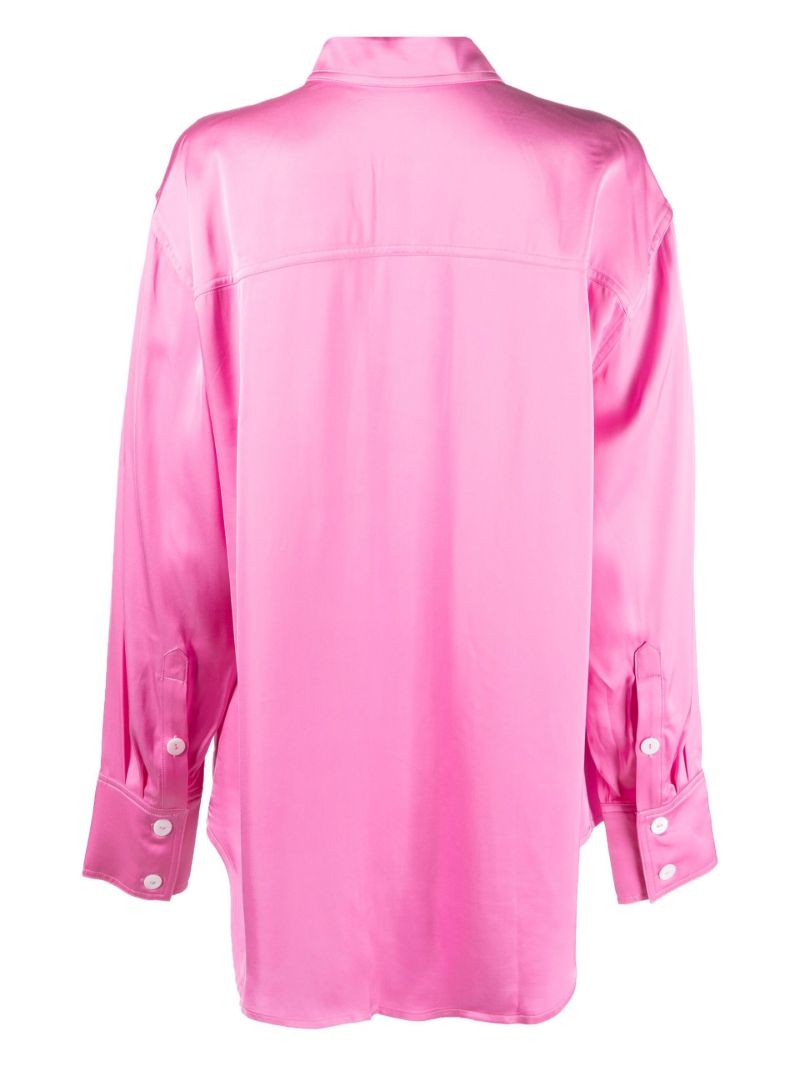 Pink Long Sleeve Pyjama Shirt