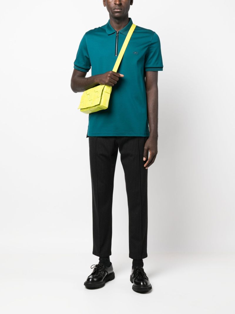 Green  Gancini Cotton Polo Shirt