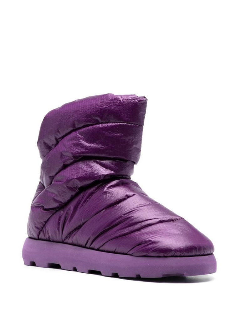 Purple Luna Padded Ankle Boots