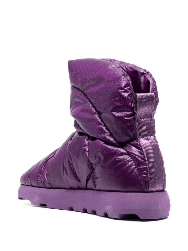 Purple Luna Padded Ankle Boots