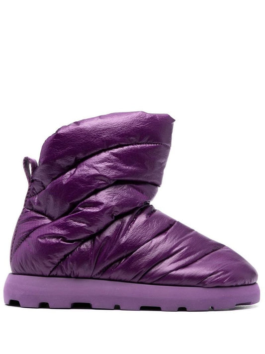 Purple Luna Padded Ankle Boots