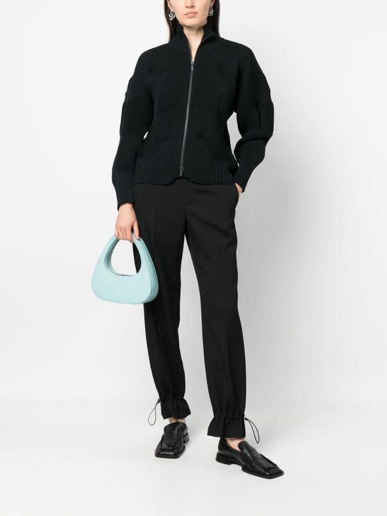 Black Kone Kone Ribbed Cardigan