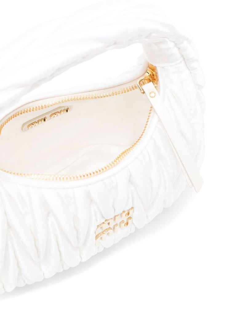 White Wander MatelassÃ_x0083_Â© Mini Bag