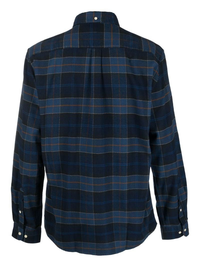 Blue Tartan Cotton Shirt