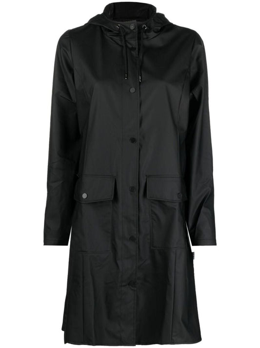 Black Curve Mid-length Jacket