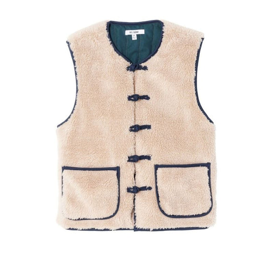 Neutral Knot Front Sherpa Vest