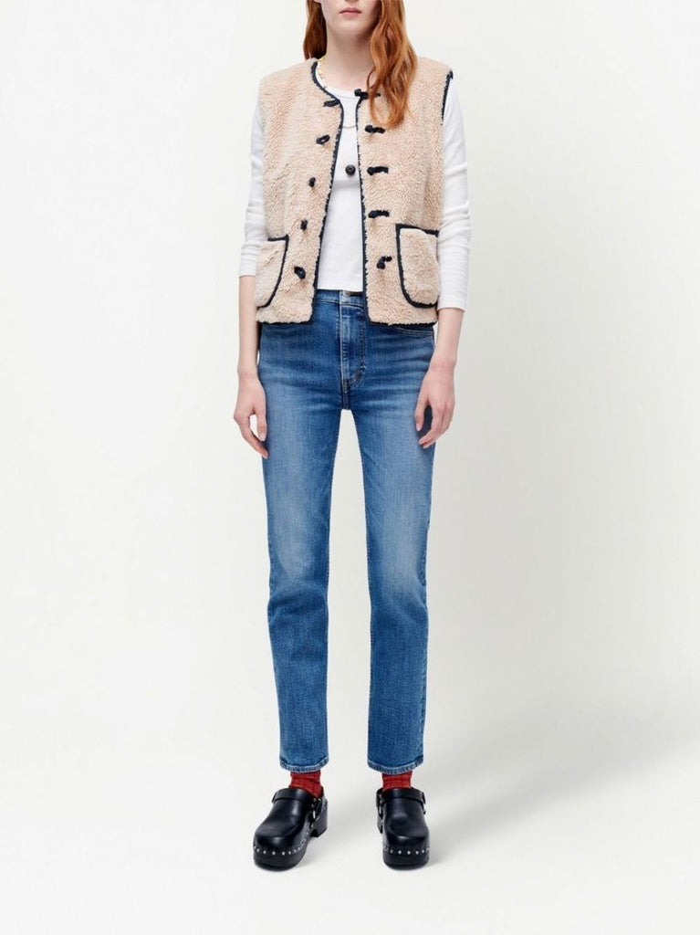 Neutral Knot Front Sherpa Vest