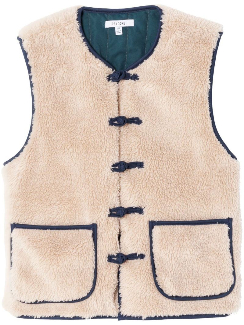 Neutral Knot Front Sherpa Vest