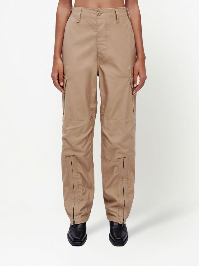 Neutral Upcycled Cargo Trousers