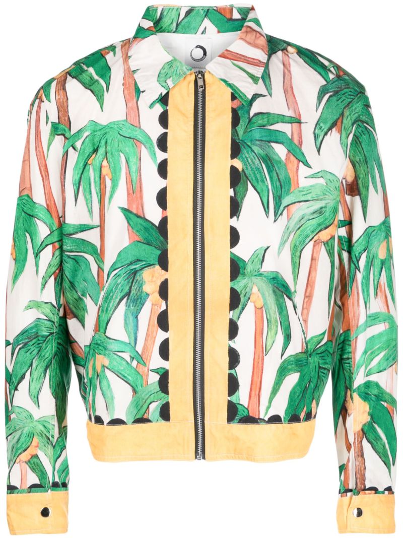 Ecru Palma Zipped Jacket