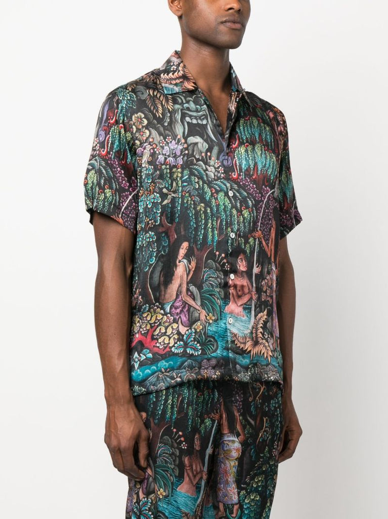 Multicolour Goa Gajah Shirt