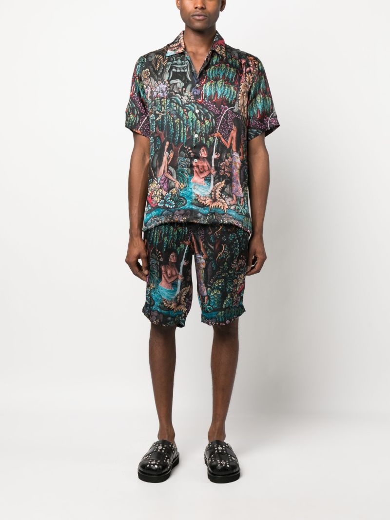Multicolour Goa Gajah Shirt