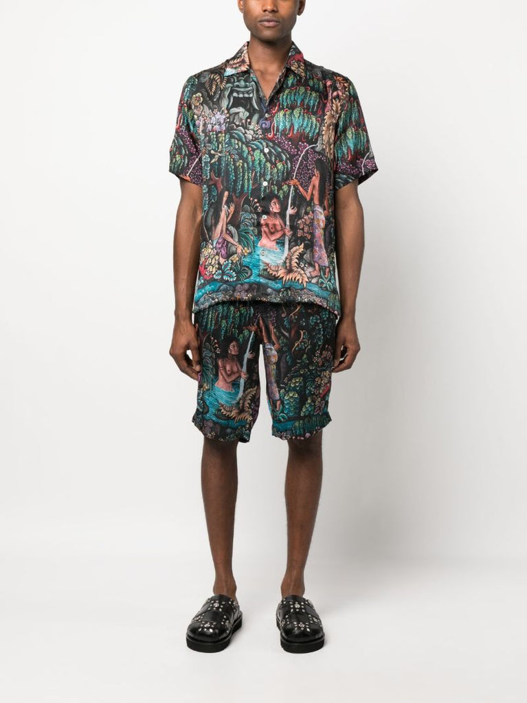 Multicolour Goa Gajah Shirt