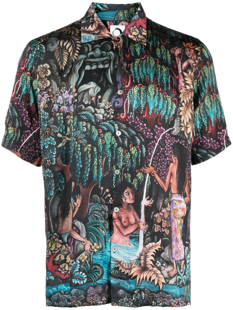 Multicolour Goa Gajah Shirt