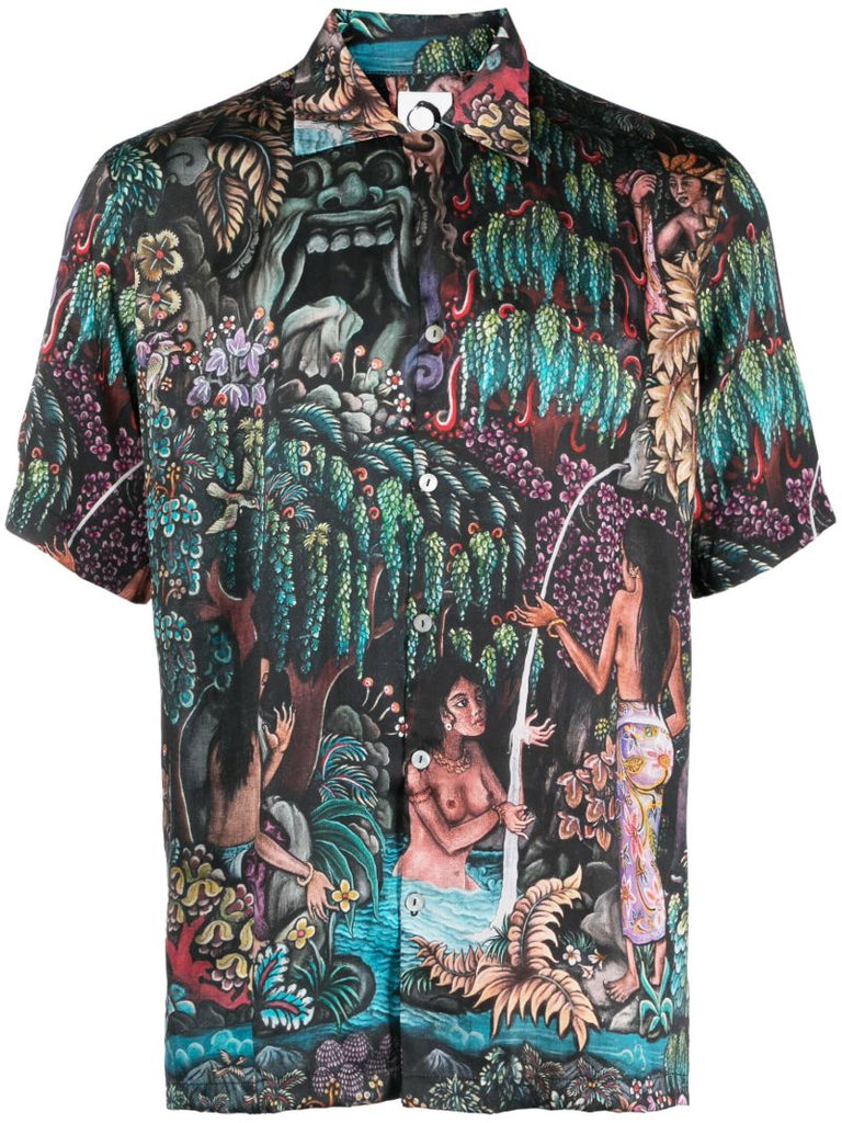 Multicolour Goa Gajah Shirt