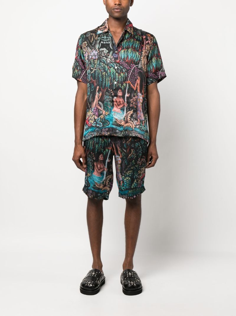 Multicolour Goa Gajah Shorts