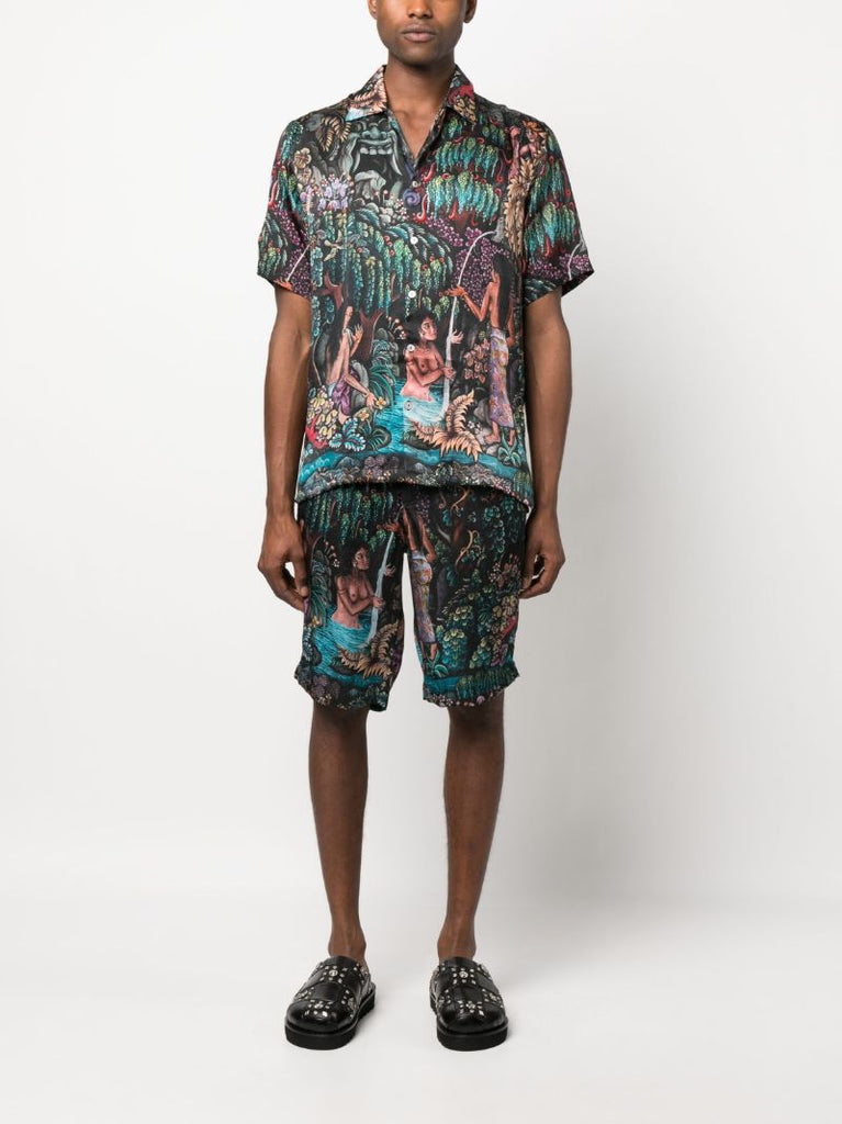 Multicolour Goa Gajah Shorts