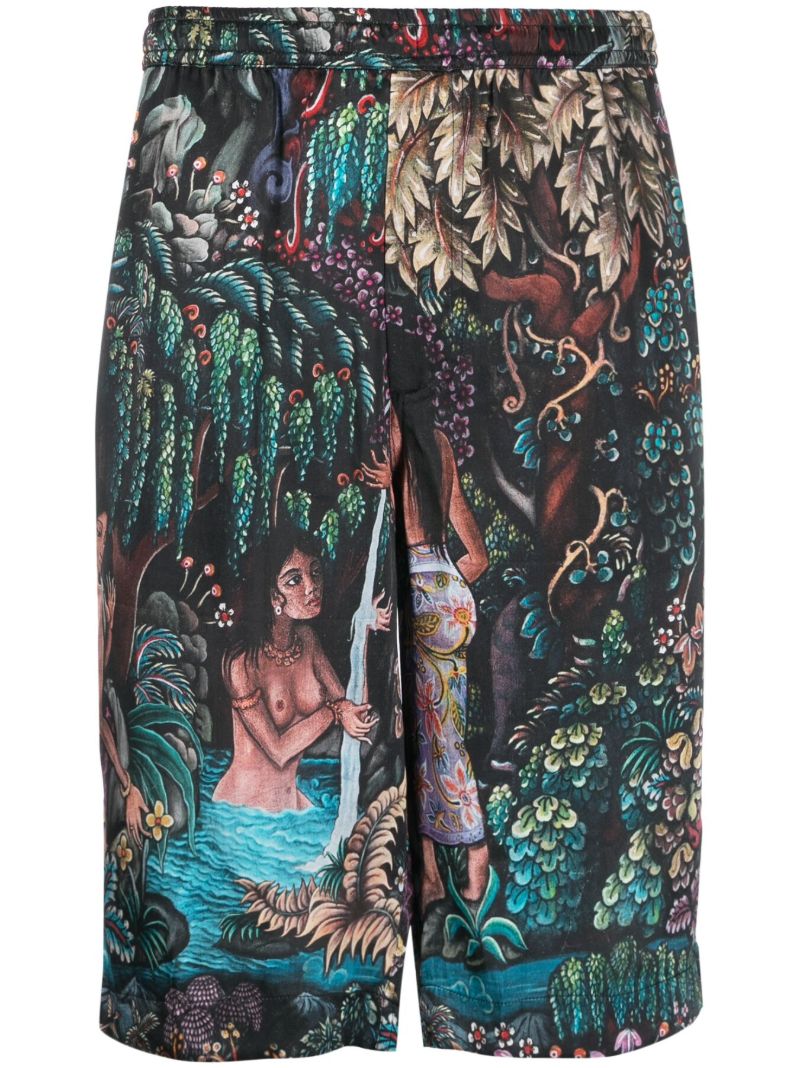 Multicolour Goa Gajah Shorts