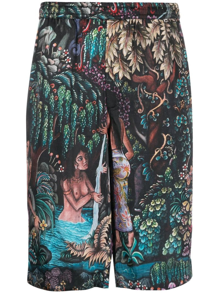 Multicolour Goa Gajah Shorts