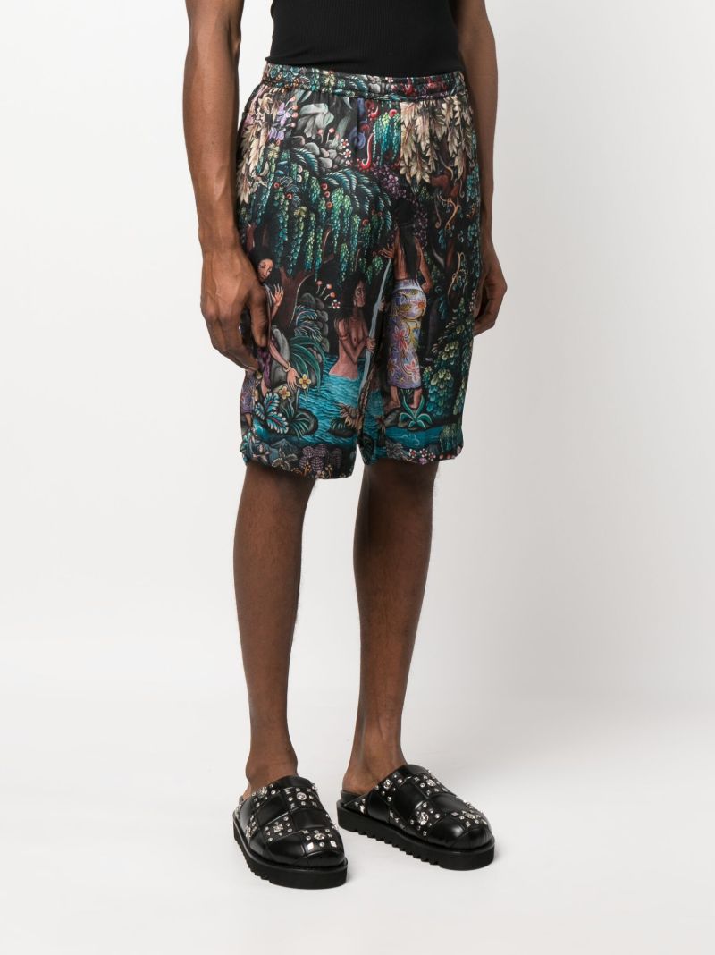 Multicolour Goa Gajah Shorts