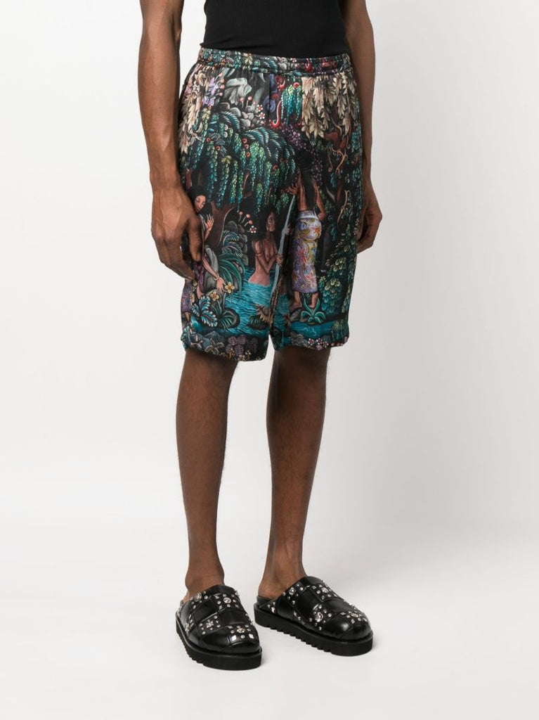 Multicolour Goa Gajah Shorts