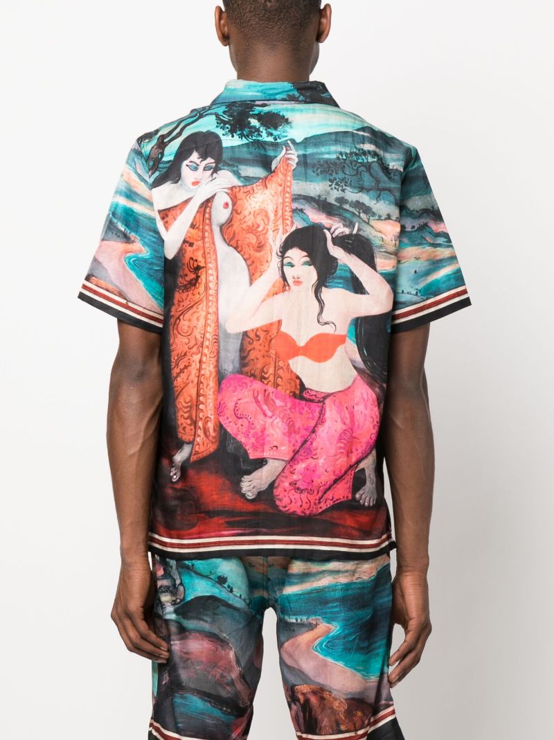 Multicolour Dua Wanita Shirt
