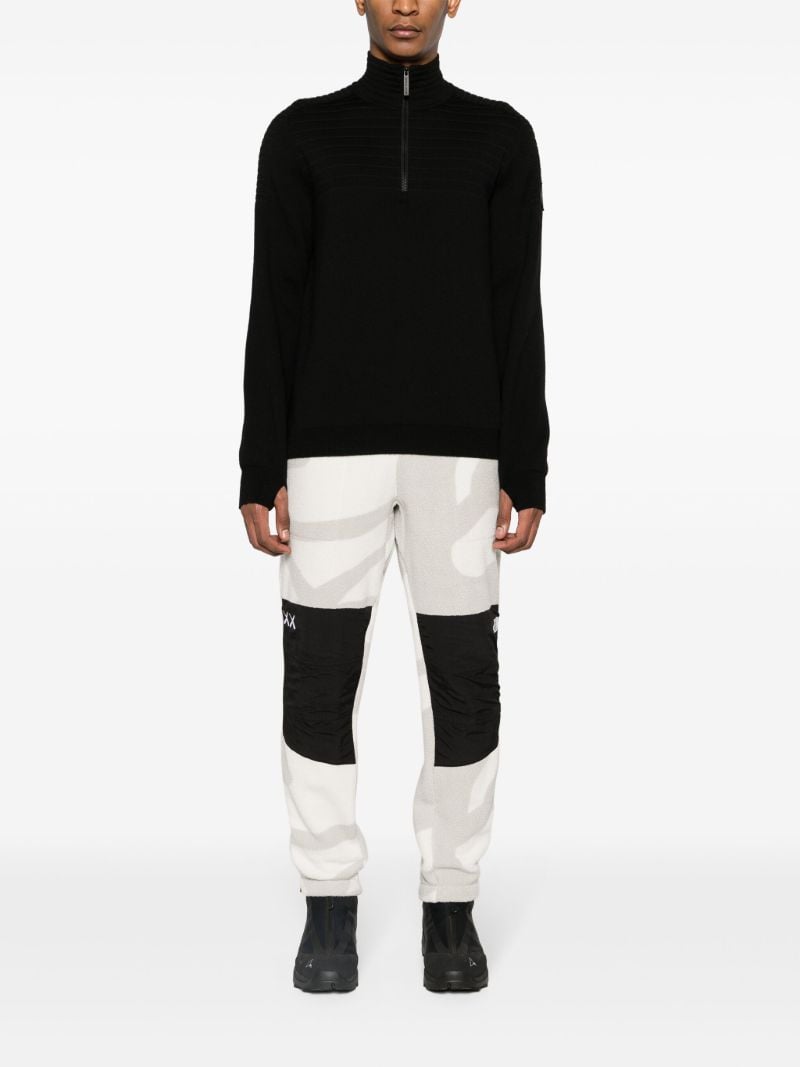 X Kaws Retro 1995 Black Denali Trousers