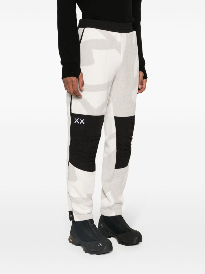 X Kaws Retro 1995 Black Denali Trousers