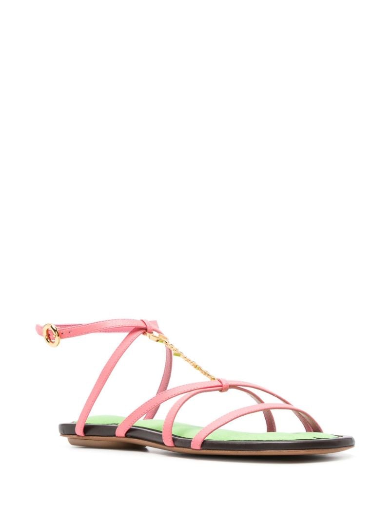 Pink Les Sandales Pralu Gladiator Sandals