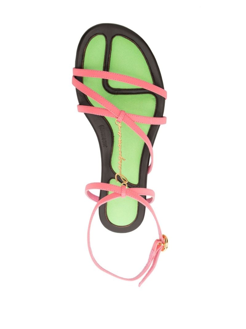 Pink Les Sandales Pralu Gladiator Sandals