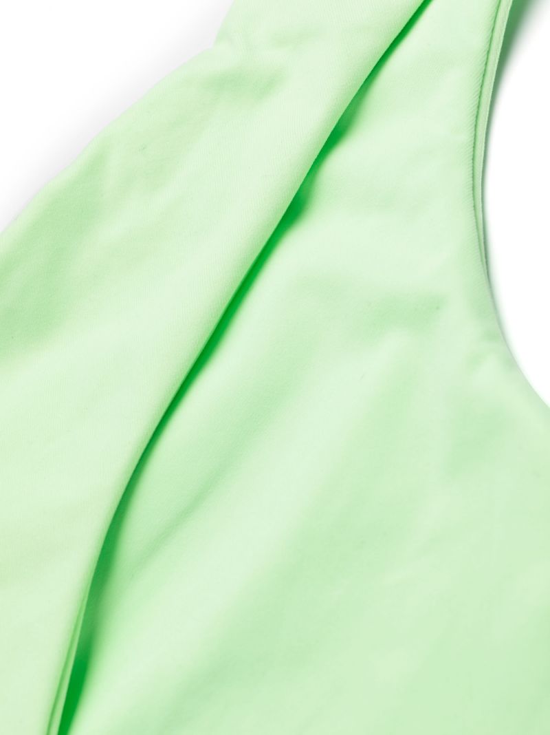 Green Funky Open Back Swimsuit