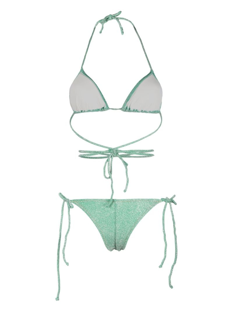Green Miami Lurex Bikini