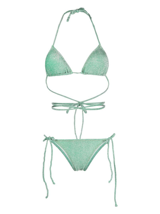 Green Miami Lurex Bikini