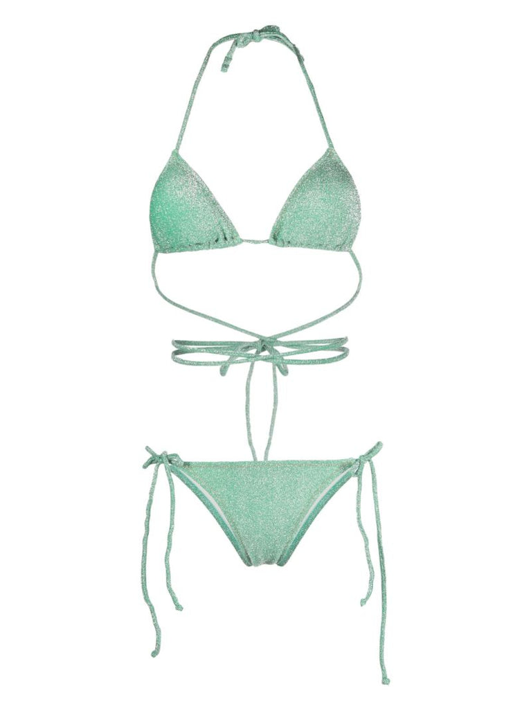Green Miami Lurex Bikini