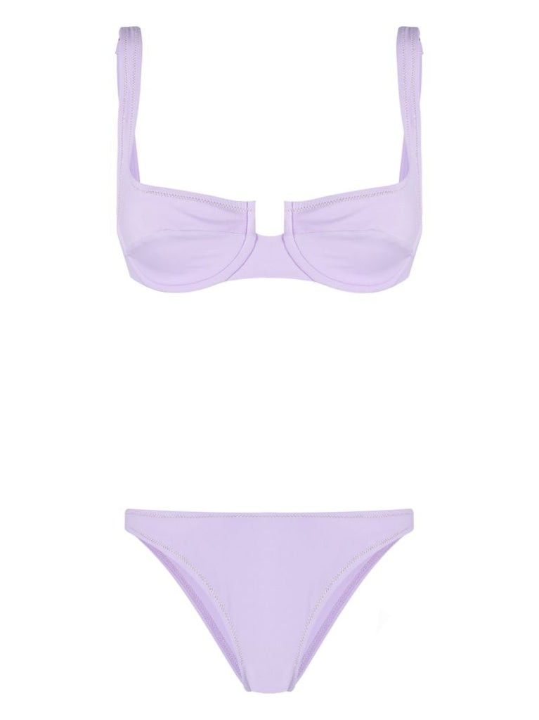 Purple Underwire Cup Bikini