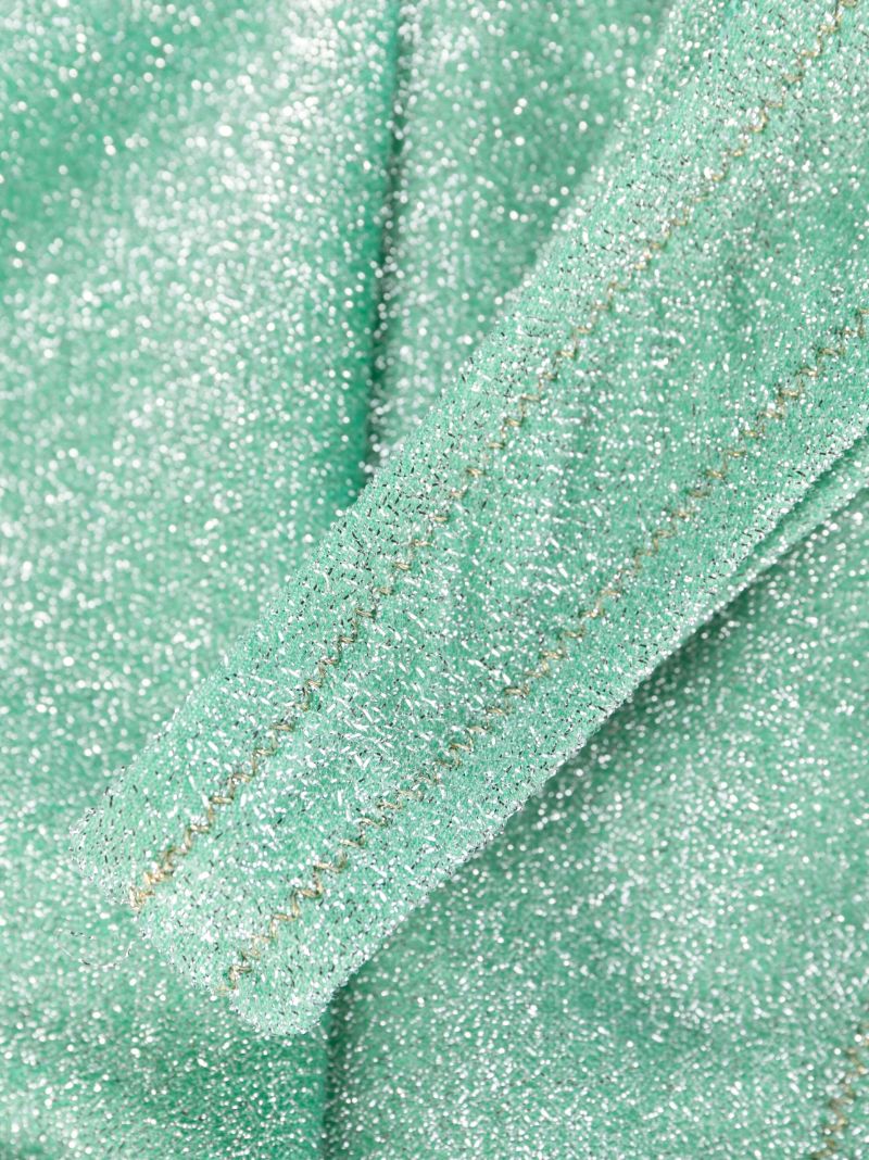 Green Metallic Effect Bikini