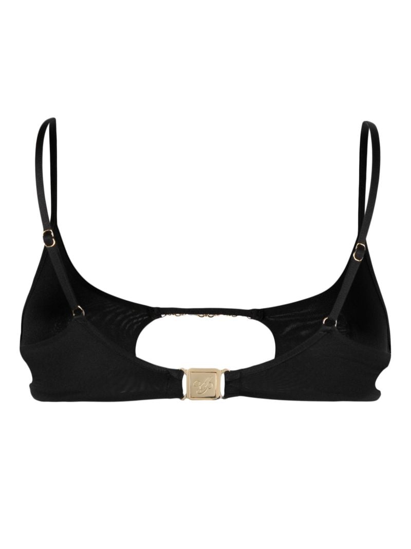 Black Christiana Bikini Top