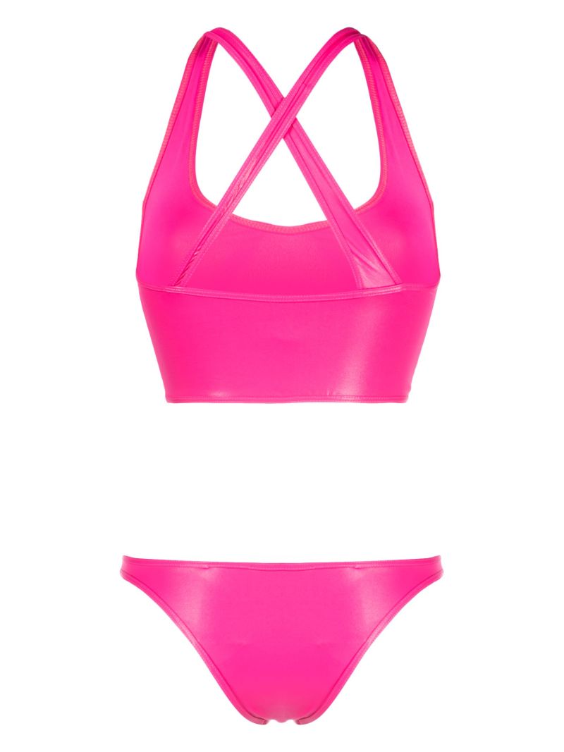 Pink Criss-cross Bikini