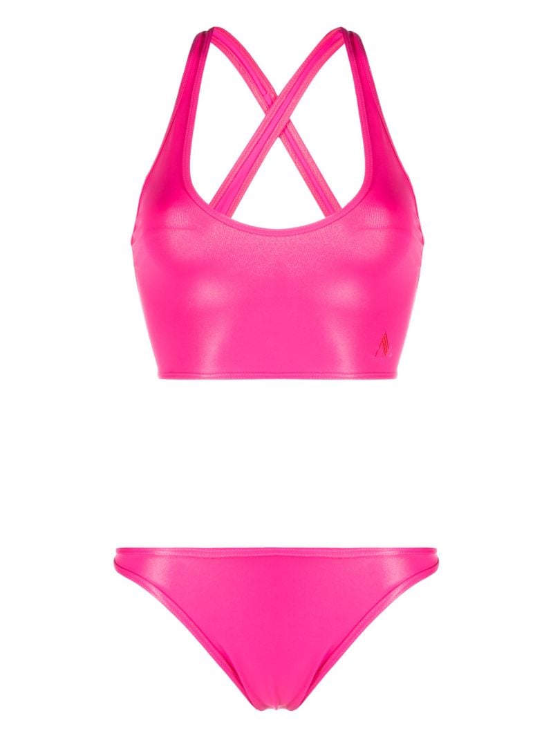 Pink Criss-cross Bikini
