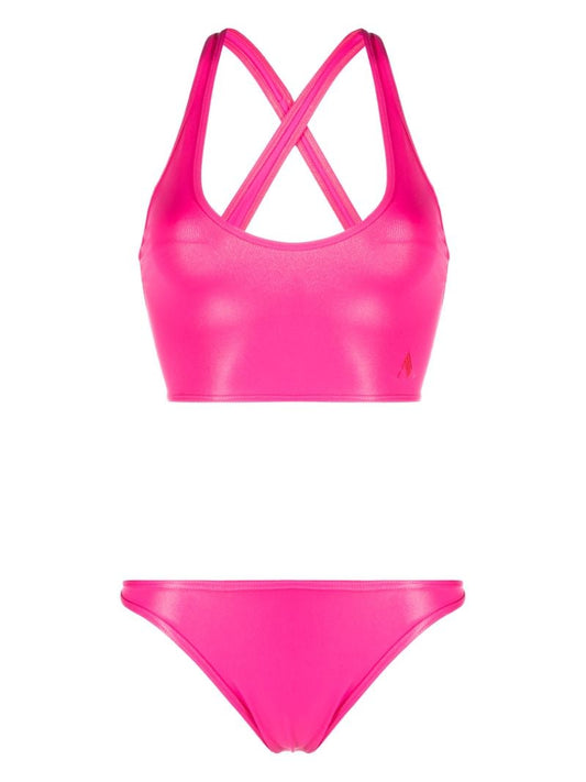 Pink Criss-cross Bikini